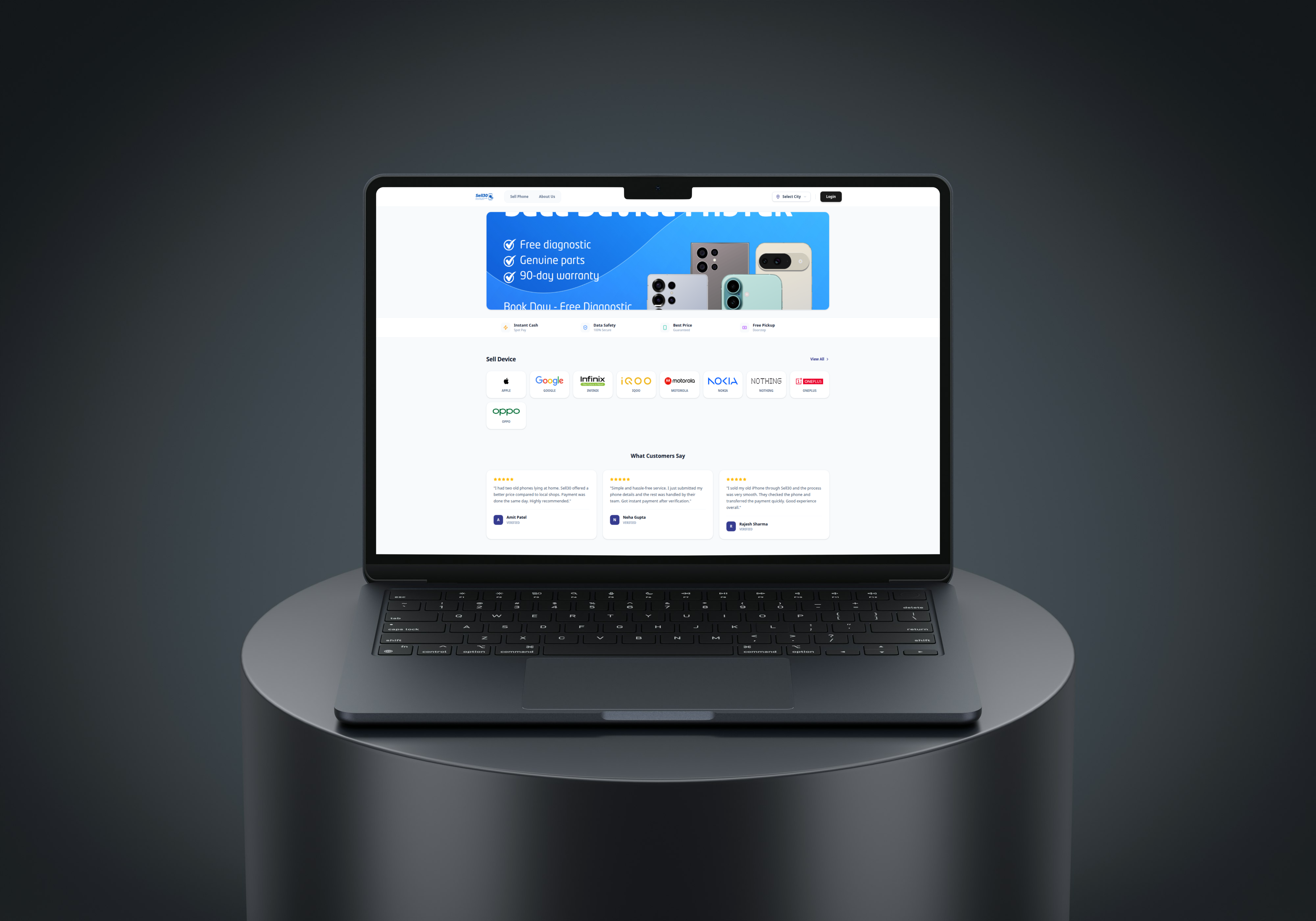 Sell30 | E-commerce Store mockup